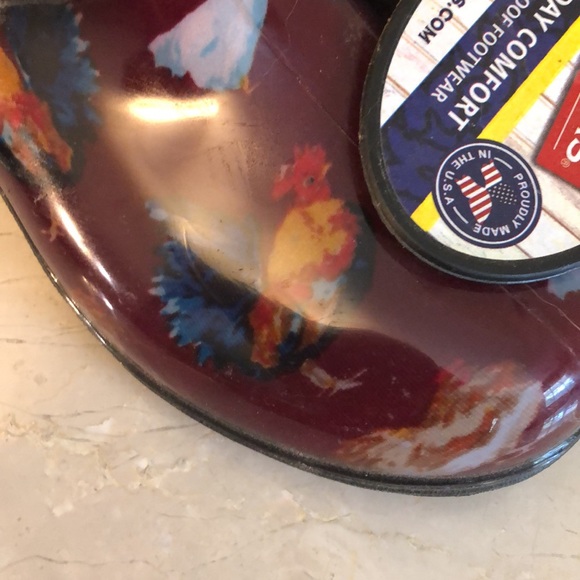 NWT Sloggers Slip On Clog Chicken Lady SZ 6 but runs closer to 5.5 - Picture 4 of 5